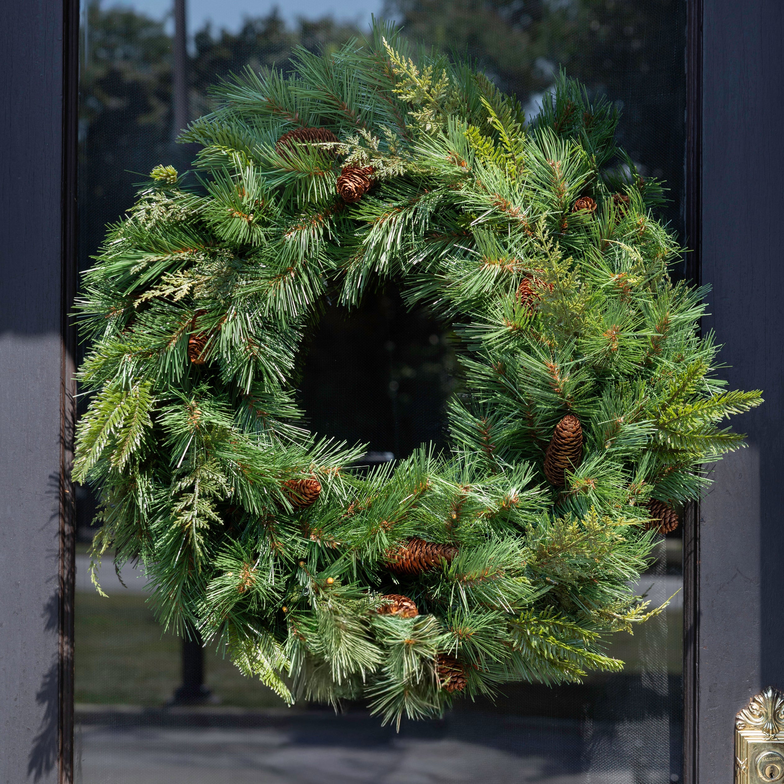 How to Hang a Wreath Above the Fireplace or Mantel