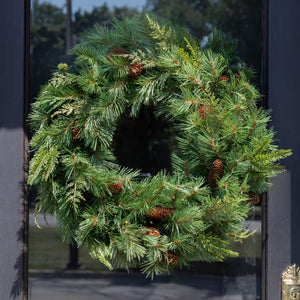How to Hang a Wreath Above the Fireplace or Mantel