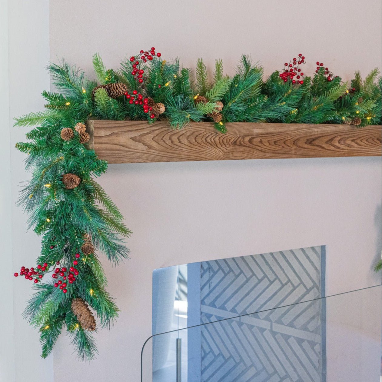 Interior Garland Ideas Beyond the Mantel: Doorways, Shelves, Stairs