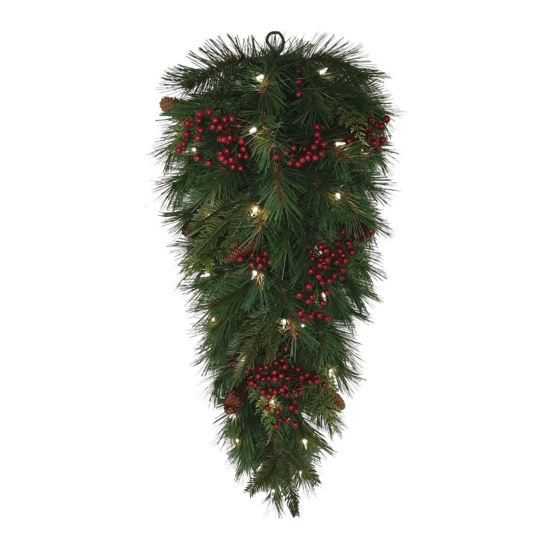 Teardrop Swags: The Easy Christmas Statement for Doors and Lampposts