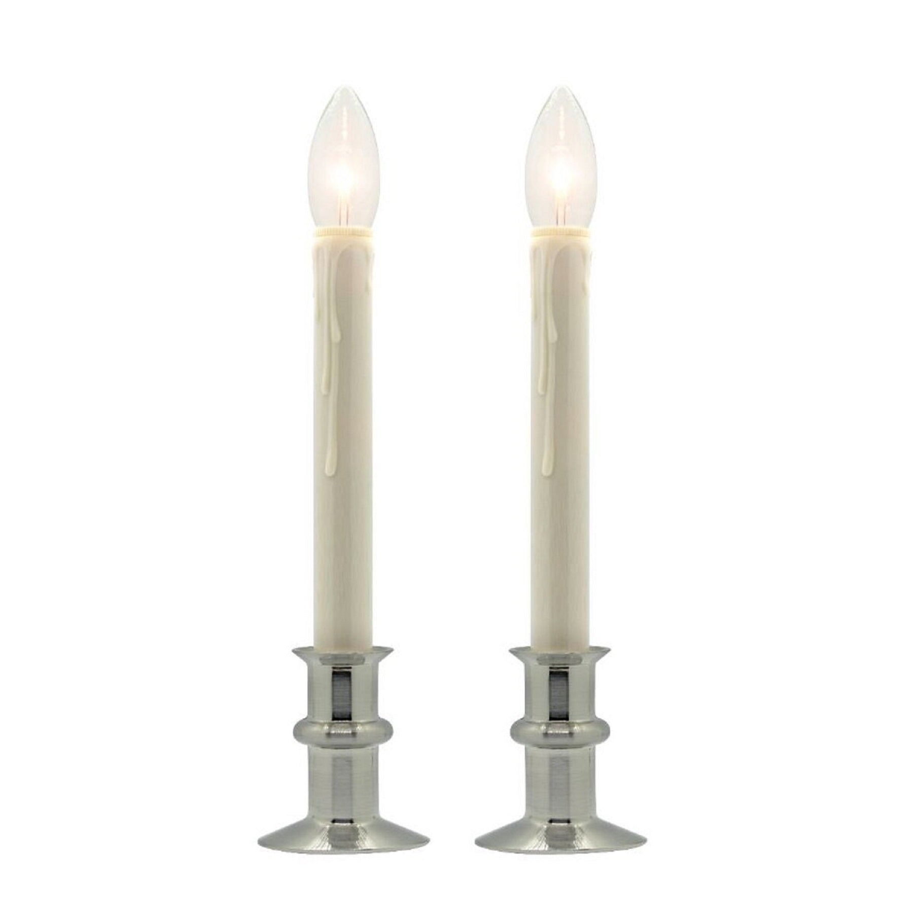 Adjustable Window Hugger Candles, offers Set of 4 with Remote